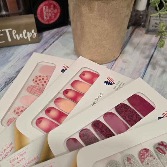 Color Street Valentine Press On Nail Design- Valentine #2 - Picture 4 of 6